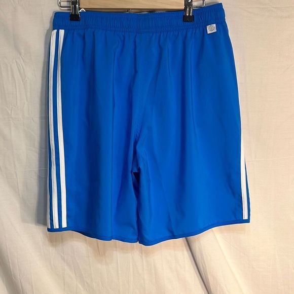 Adidas CLASSIC-LENGTH 3-STRIPES SWIM SHORTS-NWT-Men Large - Picture 3 of 5